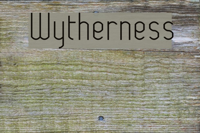 Wytherness Example 1
