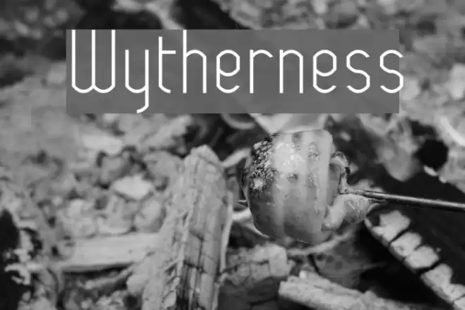Wytherness Font examples