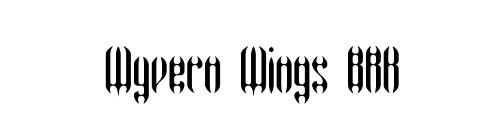 Wyvern Wings BRK  Frei Schriftart Herunterladen