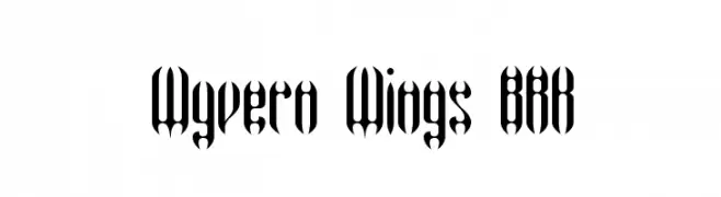 Wyvern Wings BRK  Descarca Fonturi Gratis
