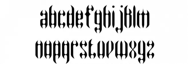 Wyvern Wings BRK Шрифта строчной