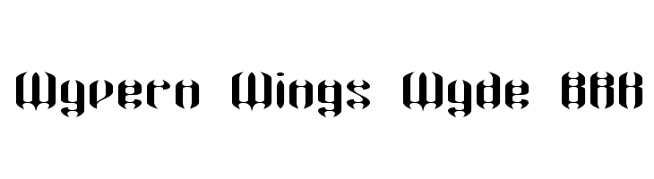 Wyvern Wings Wyde BRK  Frei Schriftart Herunterladen