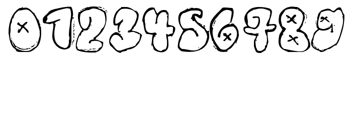 wyatt bubblesRegular Font OTHER CHARS