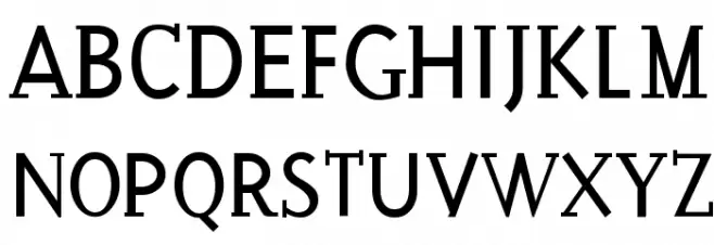 X 1Round2Serif Schriftart Groß