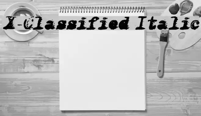 X-Classified Italic خط examples