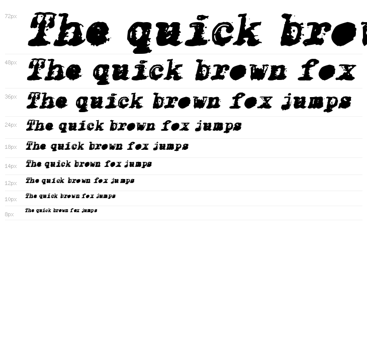 X-Classified Italic Waterfall