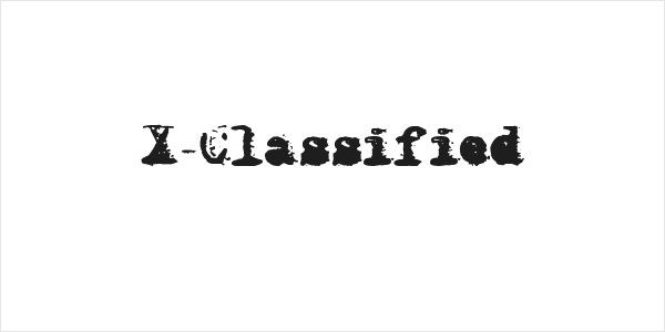 X-Classified Logo