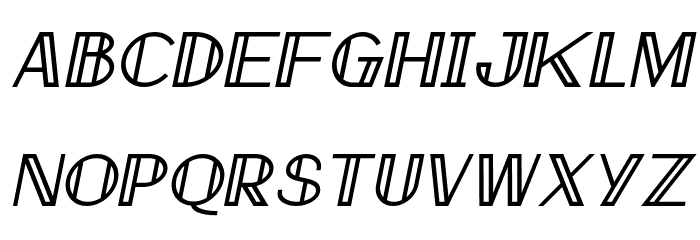 X Company Italic Font LOWERCASE