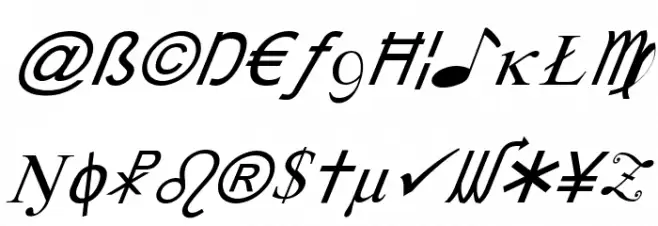 X-Cryption Italic Fuentes MINÚSCULAS
