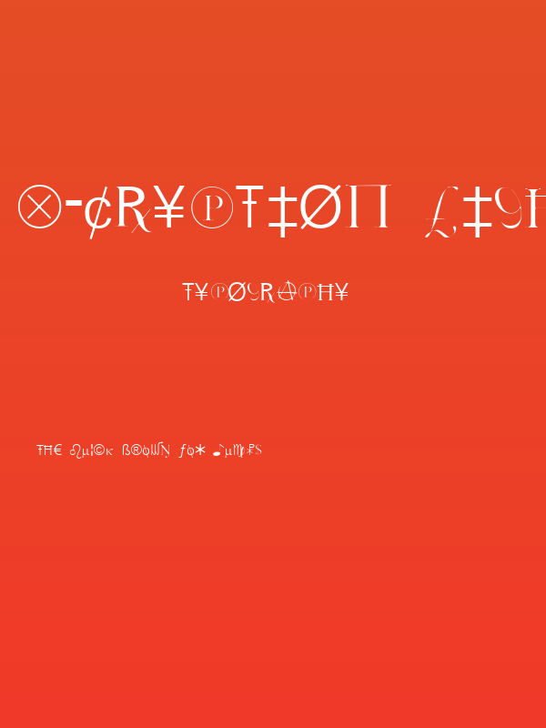 X-Cryption Light Poster