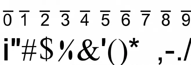 X-Cryption フォント その他の文字