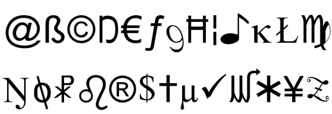X-Cryption フォント 小文字