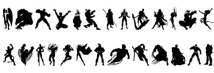 X-Fighters Regular Font LOWERCASE