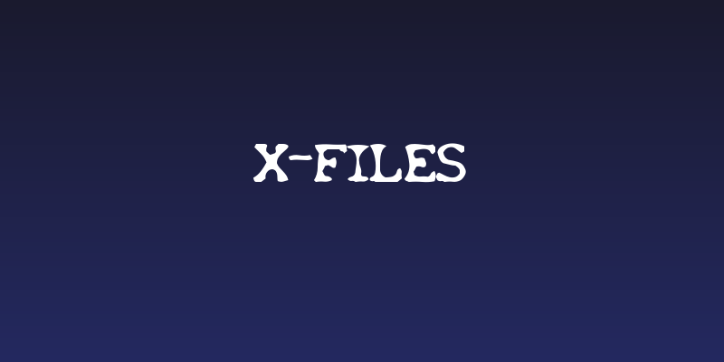 X-Files Social Header