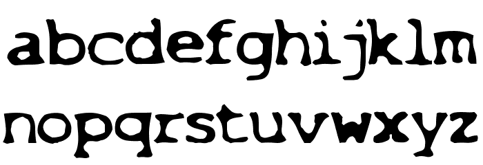 X-Files Font LOWERCASE