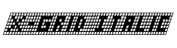 X-Grid Italic Fonte