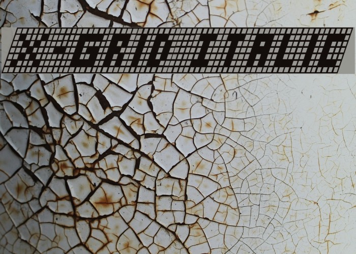 X-Grid Italic Fonte examples