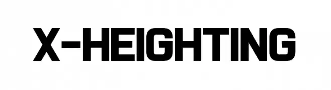 X-Heighting  Frei Schriftart Herunterladen