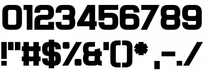 X-Heighting Font OTHER CHARS