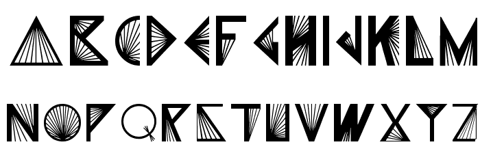 X-PRISM Font LOWERCASE