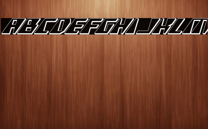 X-Racer 3D Italic Example 2