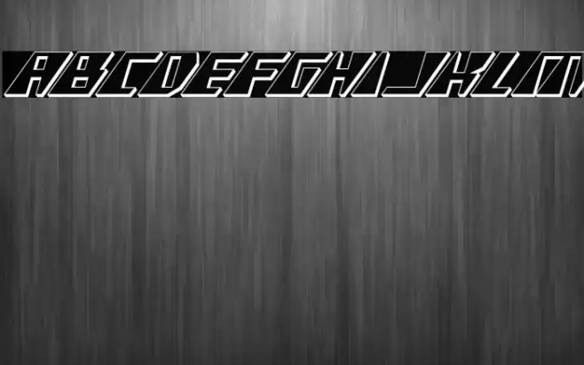 X-Racer 3D Italic フォント examples