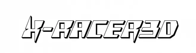 X-Racer 3D  Fuentes Gratis Descargar
