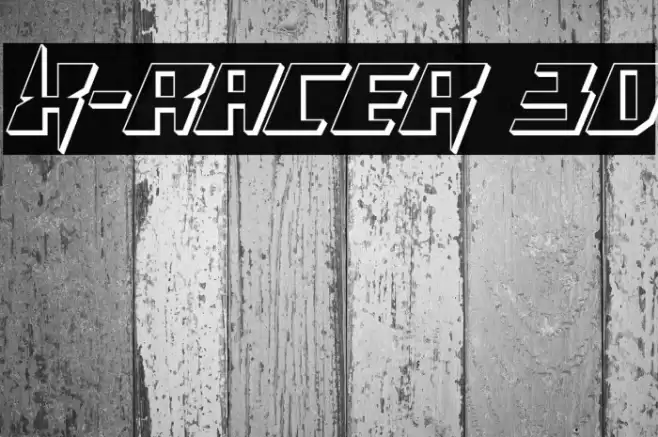 X-Racer 3D Fuentes examples