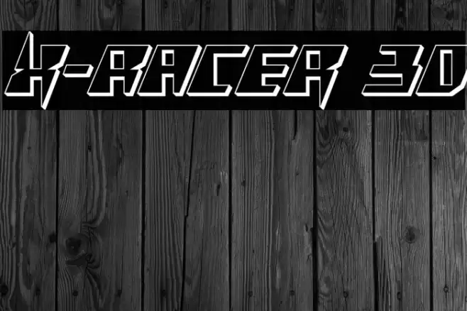 X-Racer 3D Fuentes examples