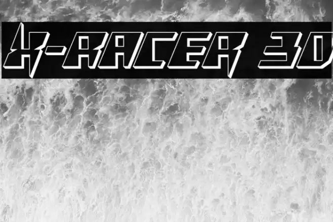 X-Racer 3D Fuentes examples
