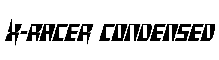 X-Racer Condensed لخطوط تنزيل