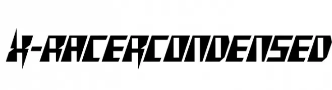 X-Racer Condensed  Descarca Fonturi Gratis