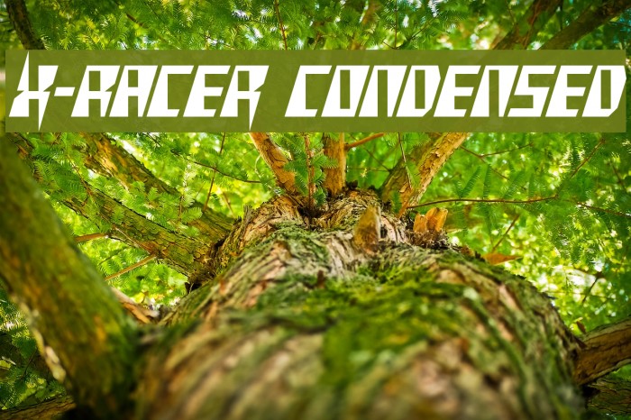 X-Racer Condensed لخطوط تنزيل examples