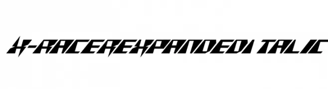 X-Racer Expanded Italic  baixar fontes gratis