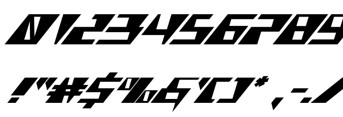 X-Racer Expanded Italic Schriftart Anderer Schreiben