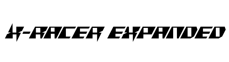 X-Racer Expanded  Descarca Fonturi Gratis