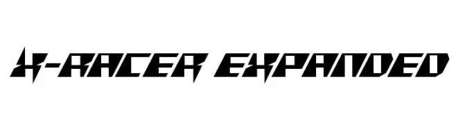 X-Racer Expanded  नि: शुल्क फ़ॉन्ट्स डाउनलोड