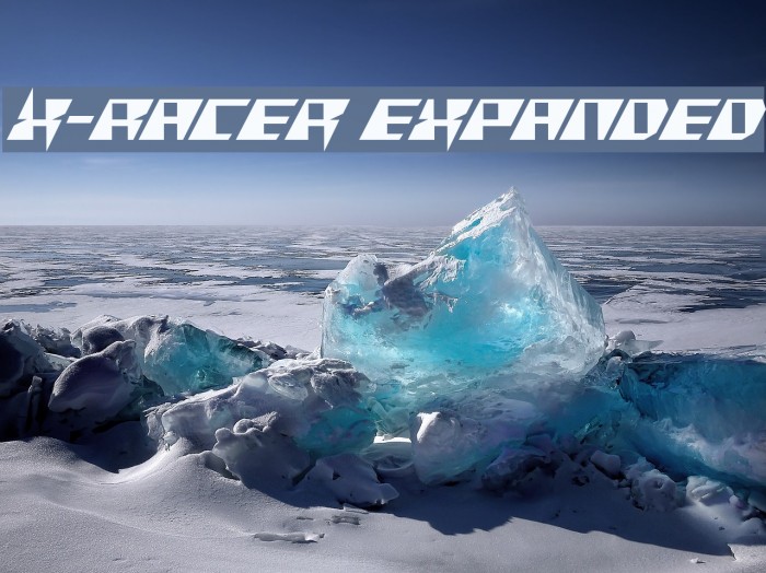 X-Racer Expanded Font examples