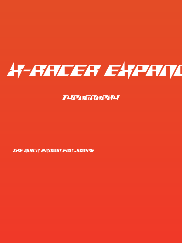 X-Racer Expanded Poster