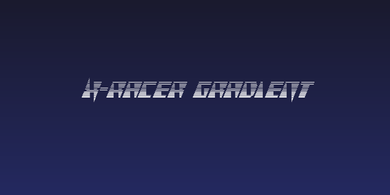 X-Racer Gradient Social Header