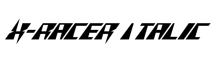 X-Racer Italic  Free Fonts Download