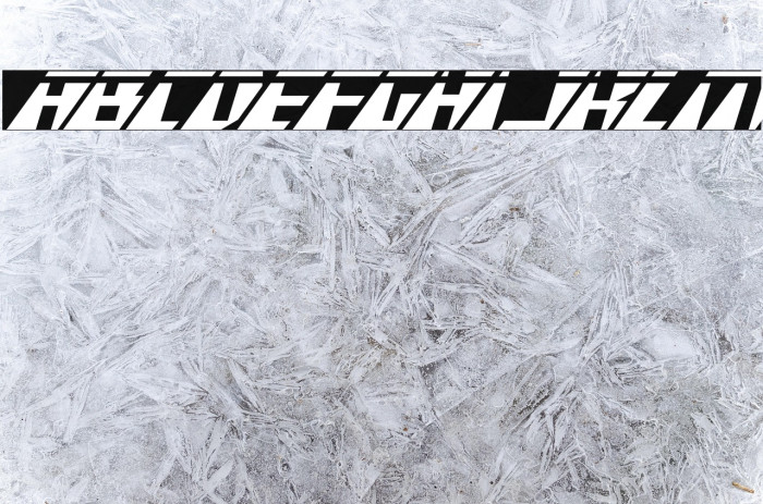 X-Racer Laser Italic Example 2