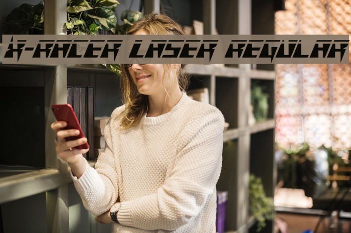 X-Racer Laser Regular Font examples