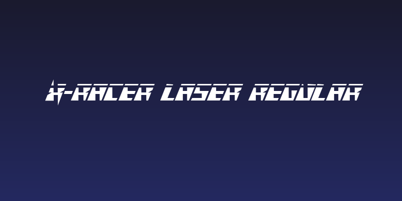 X-Racer Laser Regular Social Header