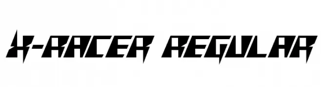 X-Racer Regular  Frei Schriftart Herunterladen