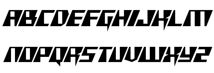 X-Racer Regular フォント 小文字