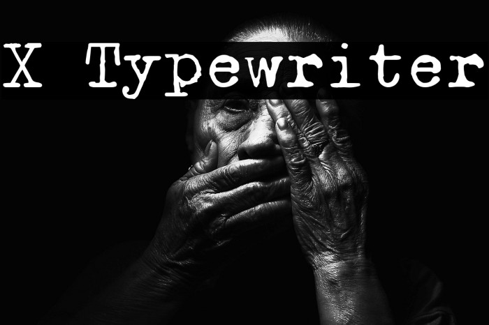 X Typewriter Example 3