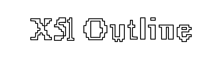 X51 Outline  Fuentes Gratis Descargar