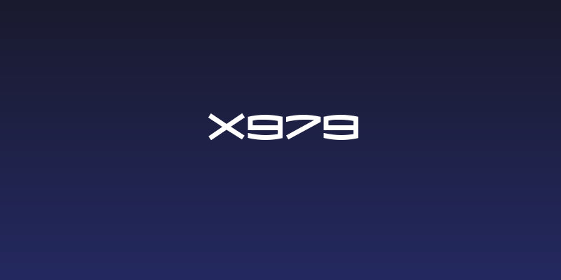 X979 Social Header
