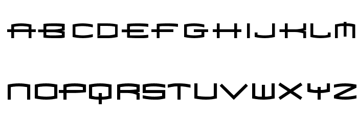 X979 Font LOWERCASE